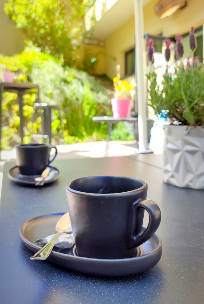 val de tamié - terrasse